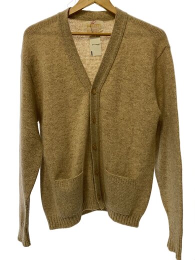 商品画像：カーディガン(薄手)/M/--/BEG/無地 1