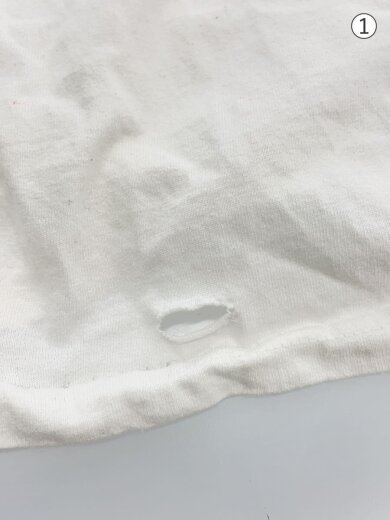 商品画像：Tシャツ/XL/コットン/WHT/無地 5