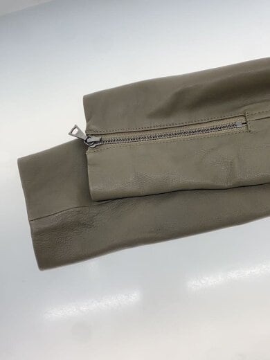 商品画像：レザージャケット・ブルゾン/S/フェイクレザー/CML/無地/01-3160803-360-902 5