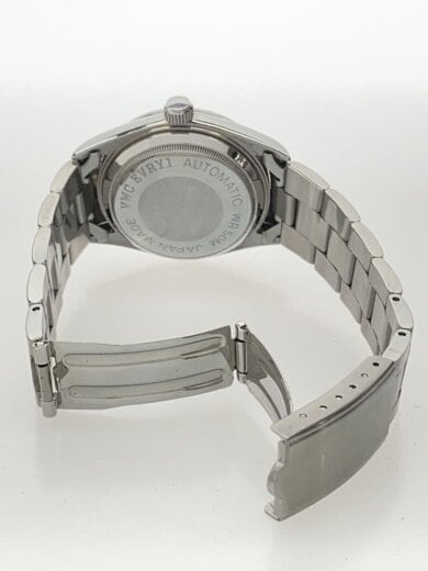 商品画像：自動巻腕時計/アナログ/ステンレス/BLK/SLV 4