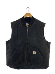 USA製/ダックベスト/2L/コットン/BLK