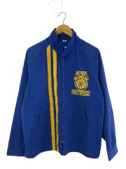 ジャケット/L/コットン/BLU