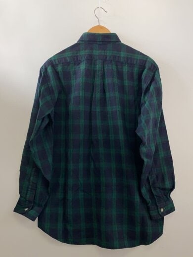 商品画像：長袖シャツ/L/ウール/GRN/チェック 2