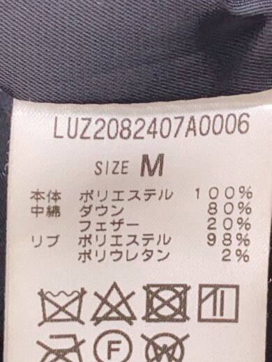 商品画像：ダウンジャケット/M/ポリエステル/BLK/LUZ2082407A0006 4