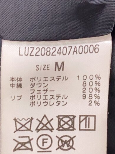 商品画像：ダウンジャケット/M/ポリエステル/BLK/LUZ2082407A0006 5