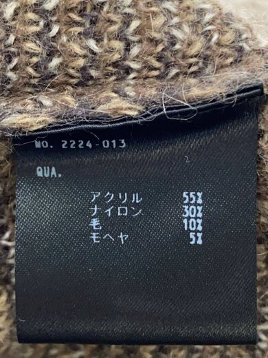 商品画像：Shaggy Argyle Knit Polo/44/アクリル/BRW/2224-013 4