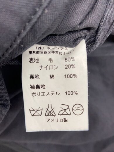 商品画像：コート/S/コットン/BLK/無地// 4