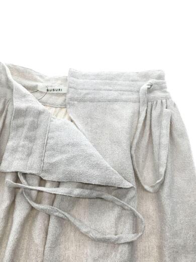 画像：susuriスカート/1/リネン/IVO/コットンリネンパストラルスカート5