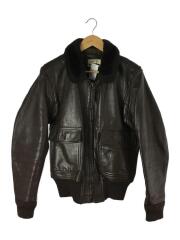 レザージャケット・ブルゾン/40/レザー/BRW