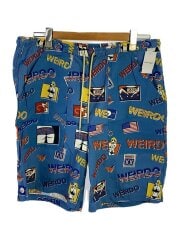 ショートパンツ/--/コットン/BLU/WRD-21-SS-06