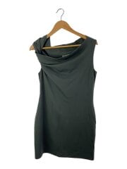 ノースリーブワンピース/38/レーヨン/KHK/無地/2016　01763