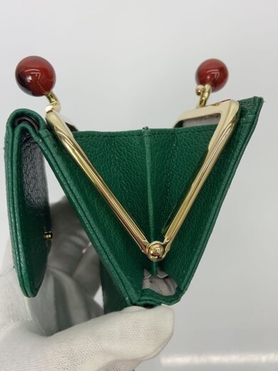 商品画像：2つ折り財布/--/GRN/ドット/レディース 7