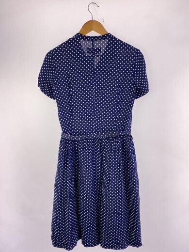 商品画像：半袖ワンピース/S/レーヨン/BLU/ドット/TQ-O013 2