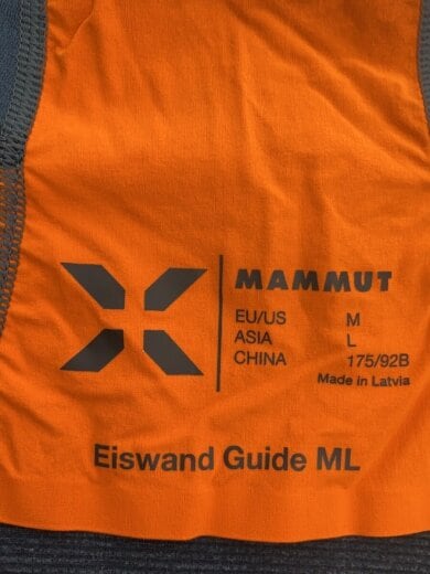 画像：MAMMUTジャケット/L/ポリエステル/NVY/1014-023503