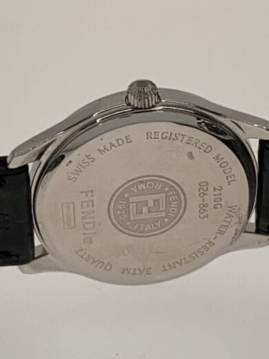 商品画像：腕時計/アナログ/レザー/WHT/BLK/210G 3