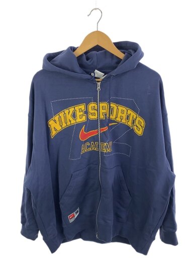 商品画像：ジップパーカー/M/コットン/BLU/IO0482-508 1