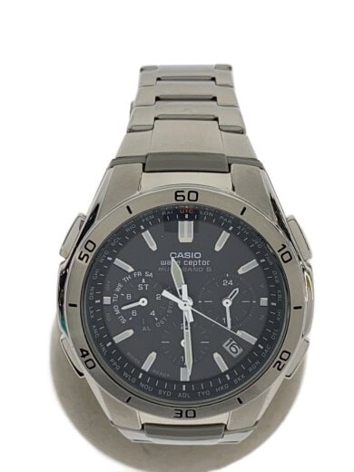 商品画像：ソーラー腕時計・WAVECEPTOR/アナログ/SLV 1