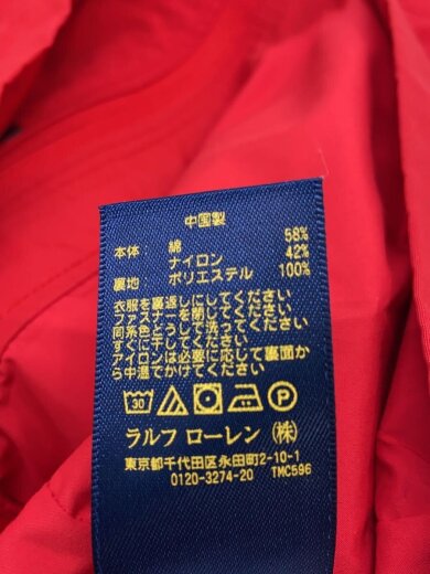 商品画像：ナイロンジャケット/L/ナイロン/RED/無地// 4