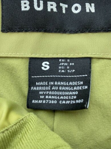 画像：BURTON10325 BD 856908 ウェアー/S/緑/10325 BD 856908/バートン5