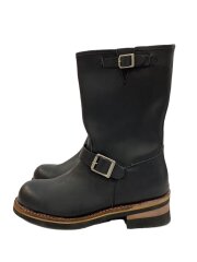 KENNY’S ONE/エンジニアブーツ/26.5cm/黒/レザー/スチールトゥ