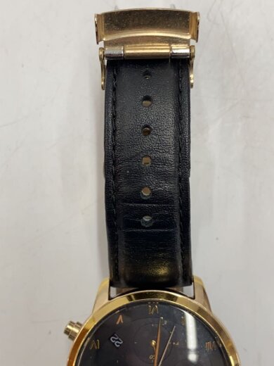 商品画像：ソーラー腕時計/アナログ/レザー/黒/黒/VR42-KDD0/アニエスベー 5