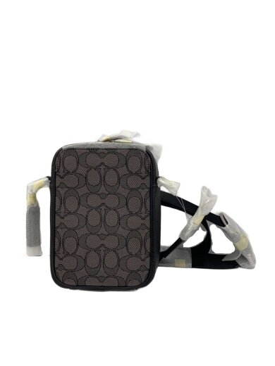 スタントン クロスボディ・シグネチャー ジャガード/ショルダーバッグ/キャンバス/グレ/CH097