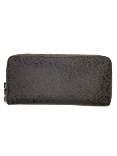 商品画像：ジッピー・ウォレット・ヴェルティカル_タイガ/レザー/GRY/メンズ 1