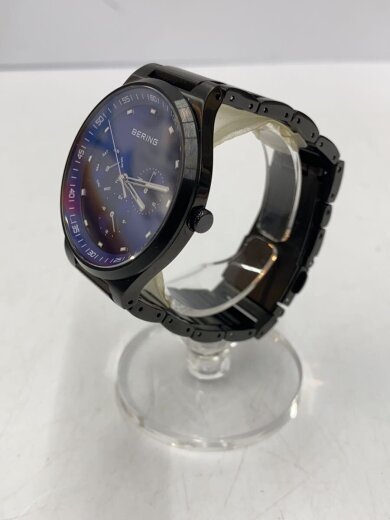 商品画像：クォーツ腕時計/アナログ/BLU/BLK/11740-727 2