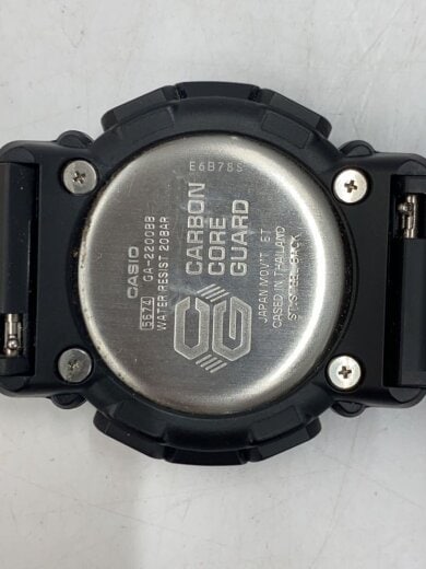 商品画像：クォーツ腕時計/アナログ/ラバー/ブラック/GA-2200BB/カシオ 3