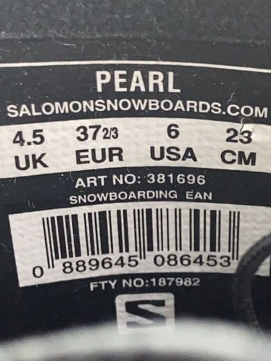 画像：PEARLスキーブーツ/23cm/BLK5