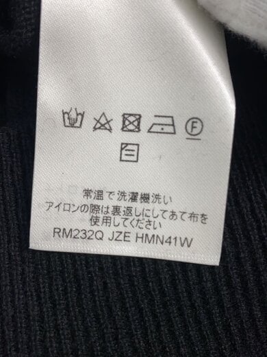 商品画像：ニット・セーター(薄手)/L/カシミア/BLK/無地 7