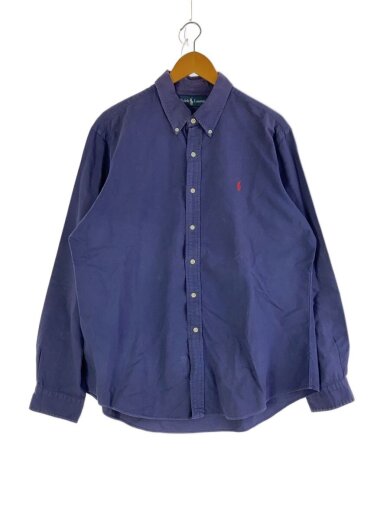 商品画像：長袖シャツ/XL/コットン/IDG/無地 1