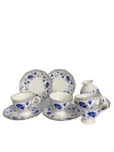 商品画像：カップ&ソーサー/6点セット/WHT 1