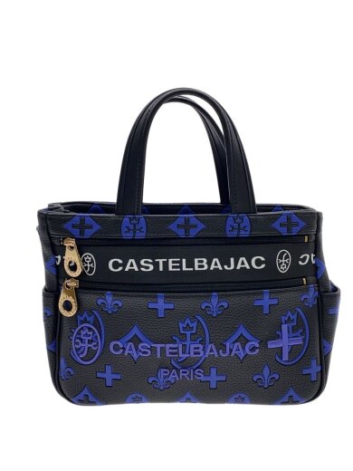 商品画像：トートバッグ/レザー/BLK/総柄 1