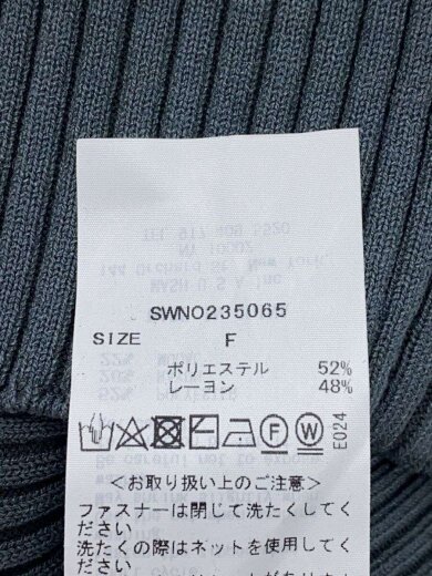 商品画像：長袖ワンピース/FREE/ポリエステル/GRN/無地/SWN0235065 4