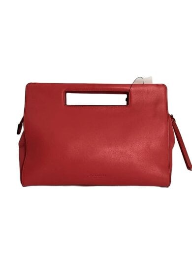 商品画像：ショルダーバッグ/レザー/RED/無地 1