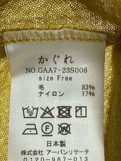 商品画像：長袖ブラウス/FREE/ウール/ORN/無地 4