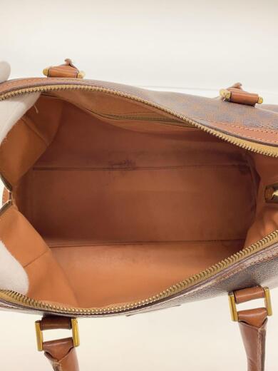 画像：CELINEハンドバッグ/PVC/BRW/マカダム柄/M1716