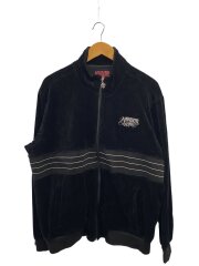 ジャケット/L/ベロア/BLK