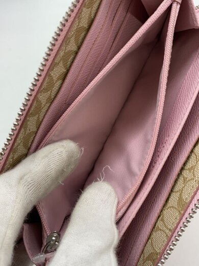 商品画像：長財布_オールレザー/レザー/PNK/レディース 5