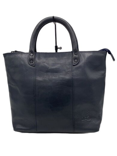 商品画像：トートバッグ/レザー/NVY 1