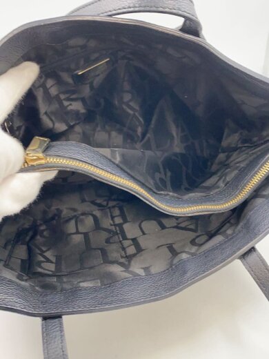 商品画像：トートバッグ/レザー/NVY 6