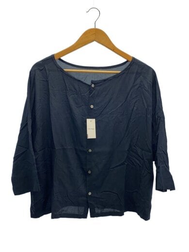 商品画像：長袖ブラウス/FREE/レーヨン/NVY 1