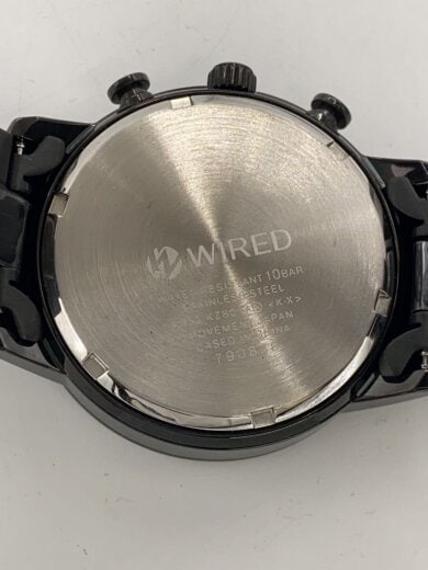 商品画像：クォーツ腕時計/アナログ/ステンレス/BLK/BLK 3