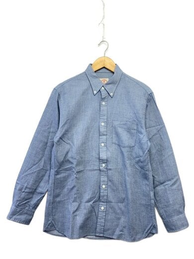 商品画像：長袖シャツ/M/コットン/IDG/無地 1