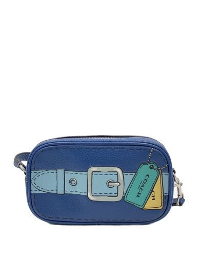 商品画像：ジェイミー リストレット トロンプルイユ/ハンドバッグ/レザー/BLU/ch363 1