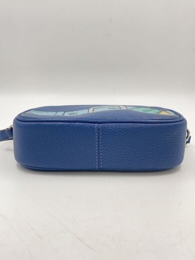 商品画像：ジェイミー リストレット トロンプルイユ/ハンドバッグ/レザー/BLU/ch363 4