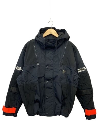 商品画像：テクニカルジャケット/ナイロンジャケット/S/ナイロン/BLK/プリント 1