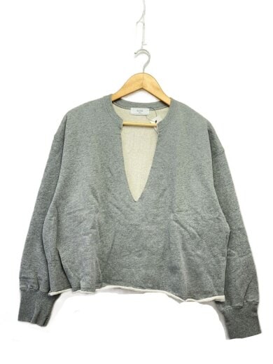 商品画像：Vネック/スウェット/FREE/コットン/GRY/無地/25-070-912-6000 1