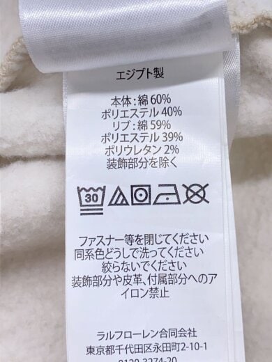 商品画像：ハーフジップスウェット/L/コットン/BEG// 4